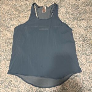 Gymshark Blue Tank Top Men's Muscle Tank racer back size small